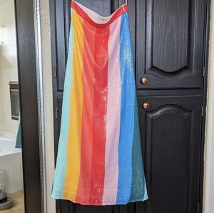 Olivia rubin maxi sequin skirt